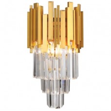 Απλίκα Τοίχου 1xE14 230V Χρυσαφί 43035